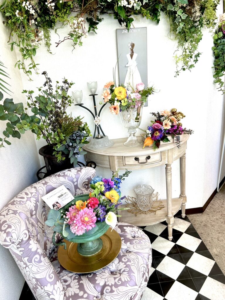 ミニブーケ販売コーナー