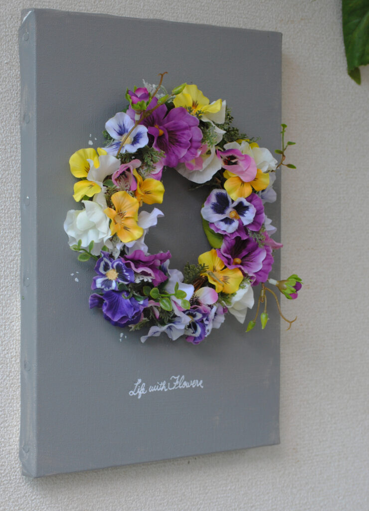 パンジービオラのリース左サイドから