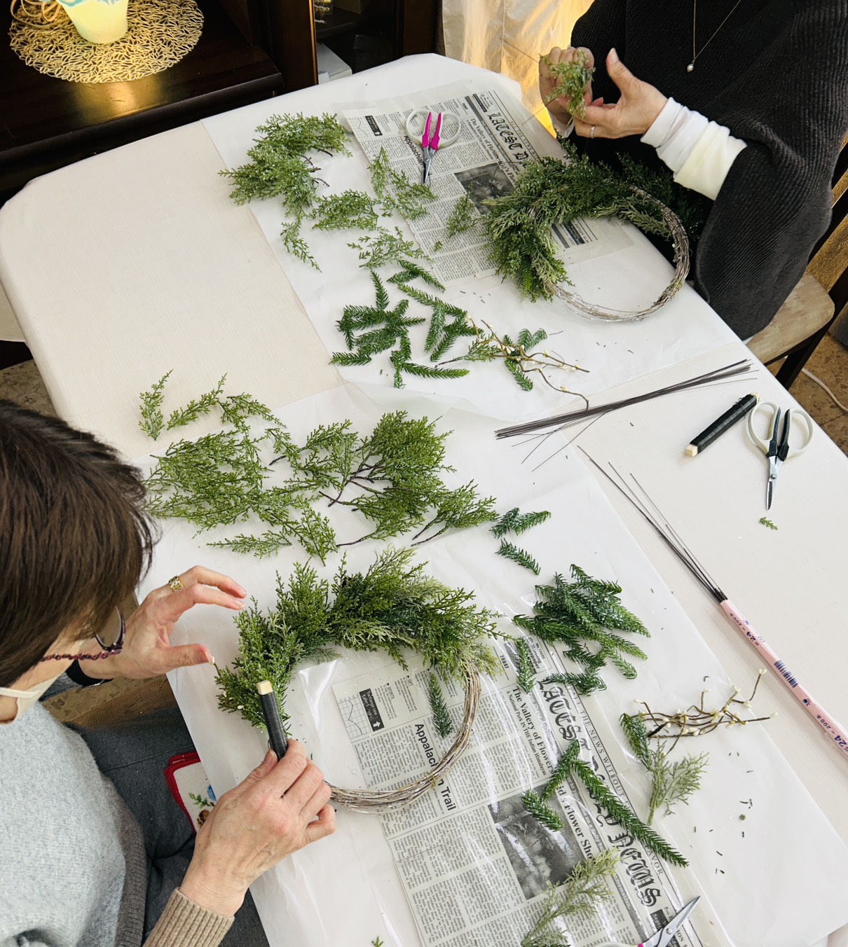 リースレッスン風景