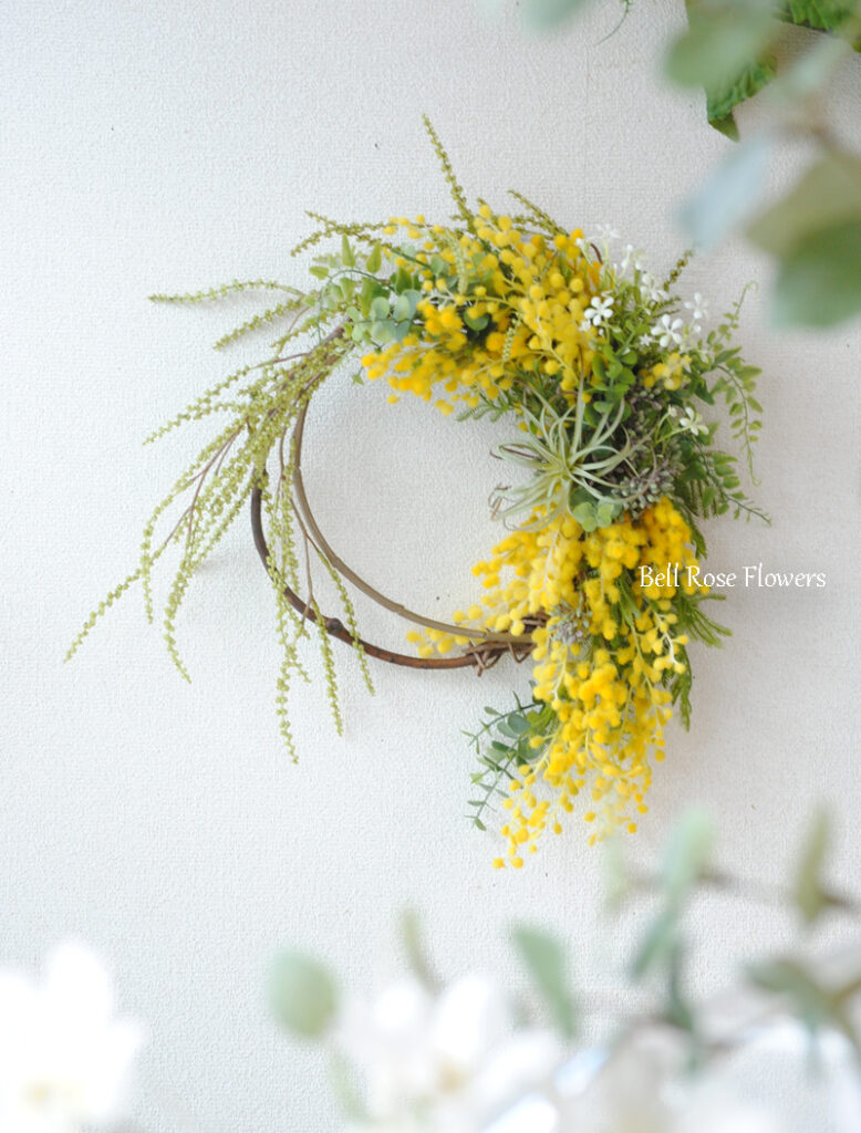 ミモザのリース