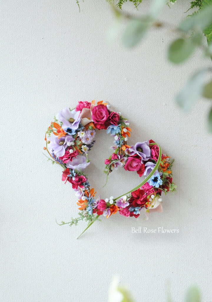 母の日ハートリース